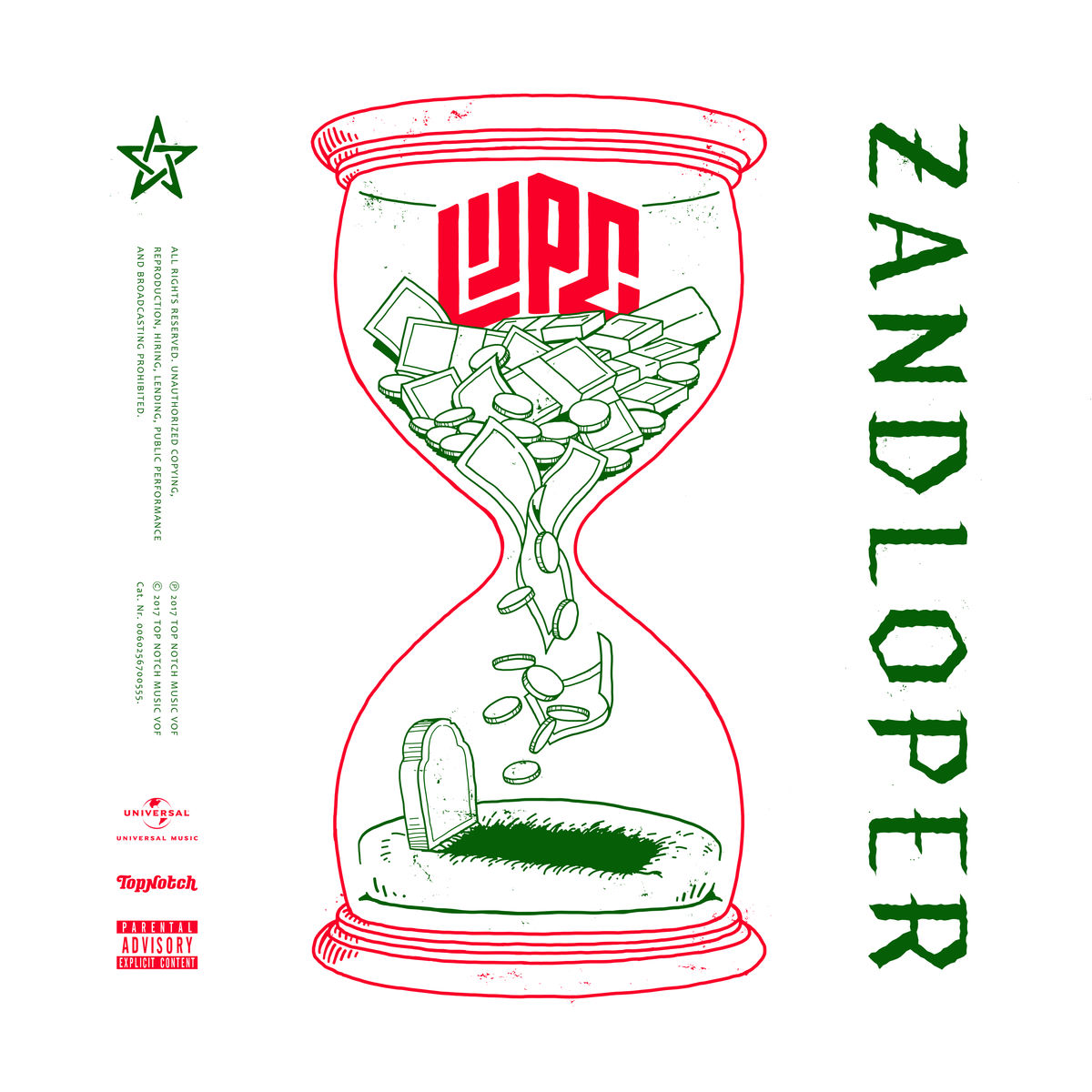 Lijpe - Zandloper (album artwork cover)
